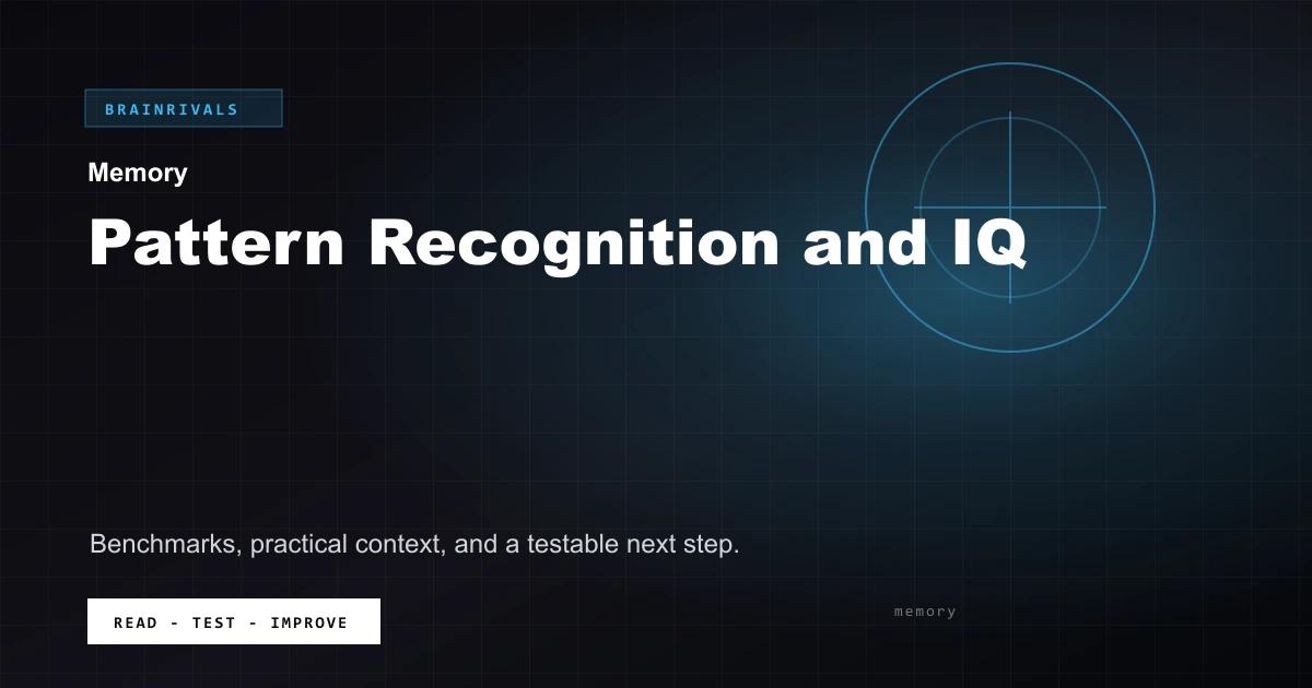 Pattern Recognition and IQ BrainRivals visual guide