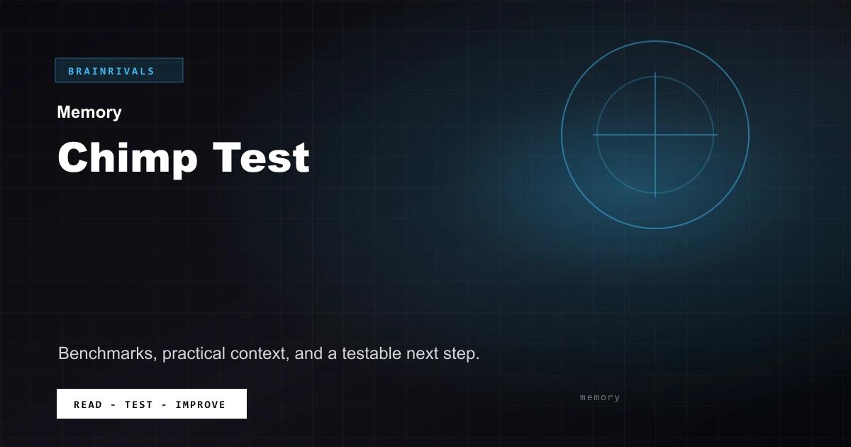Chimp Test BrainRivals visual guide