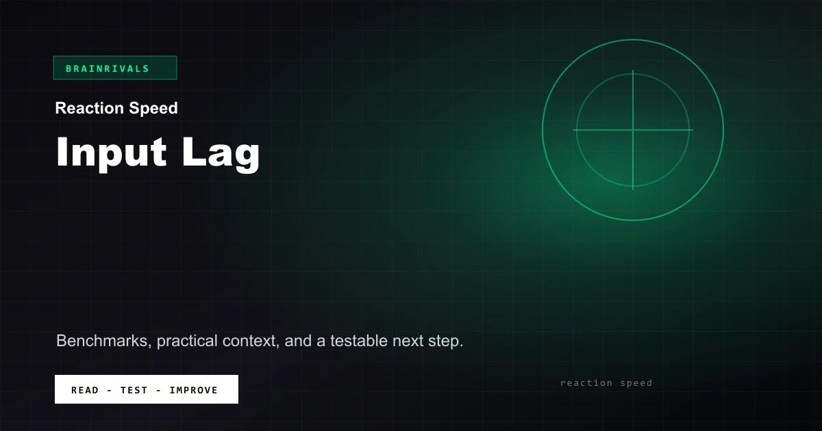 Input Lag BrainRivals visual guide